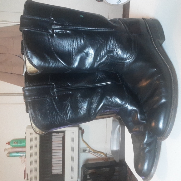 Justin Boots Shoes - Justin Black Roper Boots Women's Sz 5.5 C